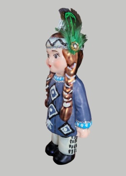 Bombka Morozko: Dzieci świata Indianka (425)