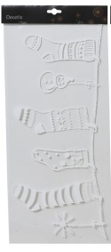 Christmas stocking window decoration (460067)