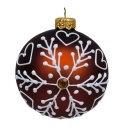 Bombki 120 dekorowane ornament op.4szt.: KOLEKCJA PIERNIKOWA-20%
