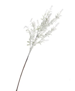 Frosted boxwood branch 70cm (GL03738)