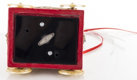 Carousel horse 20cm music box, polyresin (146570)