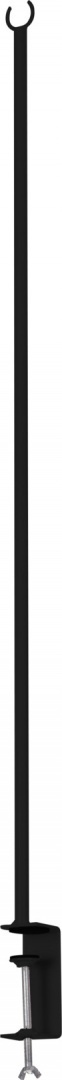 Drążek metalowy czarny do dekoracji stołu (039822) h:135*max250cm