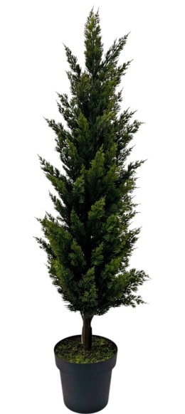 PE cypress tree 90cm in pot (RF0614)