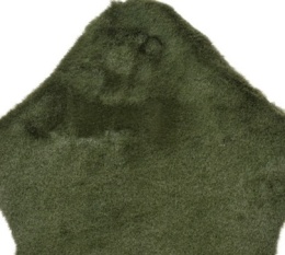 Decorative fur dark green 50x90cm (617790)