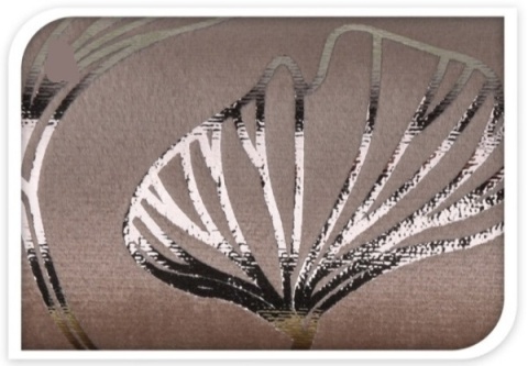 Materiał welurowy beżowy złoty miłorząb (008969) 28*150cm -30%