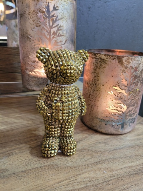 Miś brązowy 13cm "jubilerski" z prezentem (NB1001)-20%