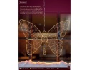 Butterfly openwork 700LED warm flash indoor/outdoor timer (490655)