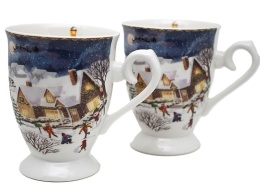 Set of 2 ceramic mugs 