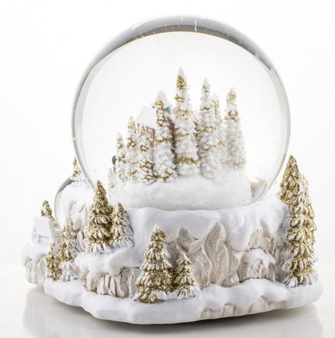 Kula wodna 12cm scenka + mała kula pozytywka (139784)