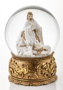 Water globe 12cm with Holy Family (139791)