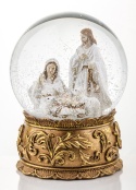 Water globe 12cm with Holy Family (139791)