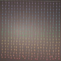 Kurtyna RGB 400LED 190x190cm z efektami kolorowa (490817) pilot timer wew/zew