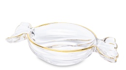 Round glass cake stand 