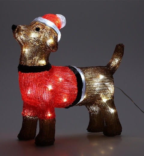 Dog acrylic 38cm 40LED (AGX100020)