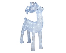 Reindeer acrylic 73cm 100LED very cold flesh outer (491081)