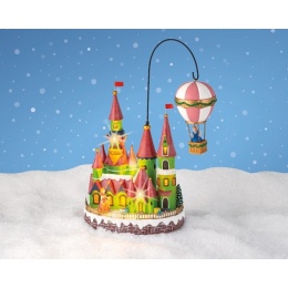 Scenka Zamek Księżniczki ruchomy balon bat.3*AA (485653)