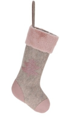 Skarpeta duża filc z futerkiem różowym 4 wzory(010014)-20%