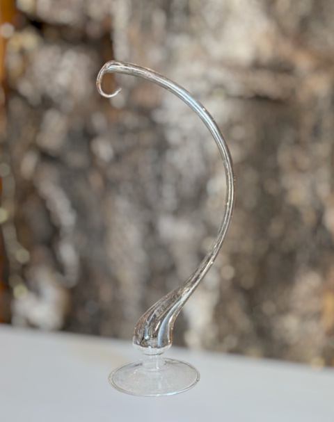 Glass stand for round or shaped baubles 21,5cm (E02)