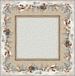 Obrus gobelin Eden 100x100cm RENIFERY DOMEK (TX0007-970)