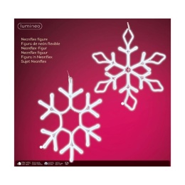 LED neonflex lights plastic steady outdoor snowflake (490893)