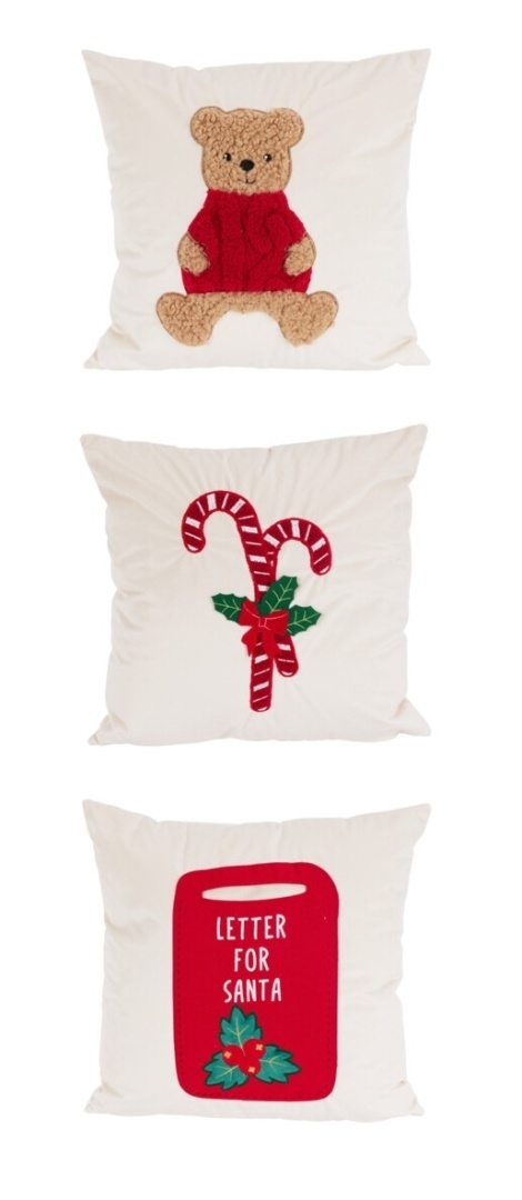 40x40cm beige letterbox cushion (520228)