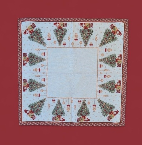 Obrus basic gobelin 85x85cm Choinka z prezentami (674)