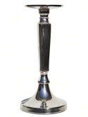 Świecznik metal. srebrny mały 23,5*11cm (IK0072)-20%