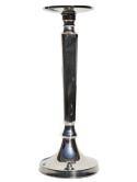 Świecznik metal. srebrny średni 29*11cm (IK0074)-20%