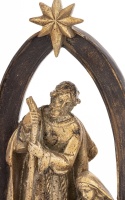 Holy Family retro gold with star, polyresin (170156)