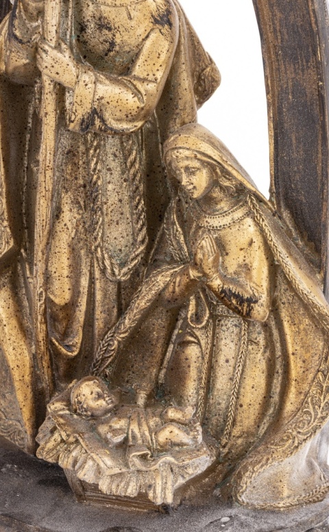 Holy Family retro gold with star, polyresin (170156)
