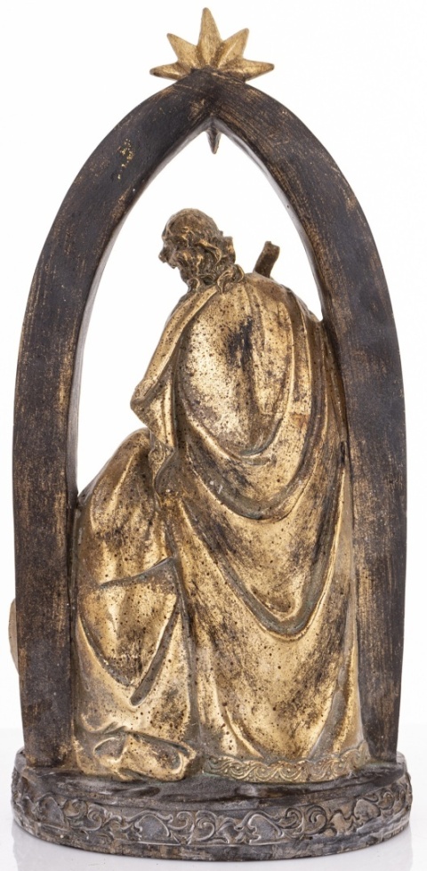 Holy Family retro gold with star, polyresin (170156)