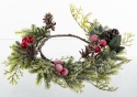 PU wreath for candle red fruits (158336)