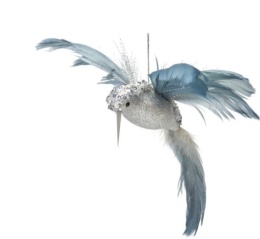 Hummingbird pendant silver with sequins (521208)