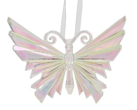 Zawieszka motylek plastikowy "efekt syrenki" (529963)-40%