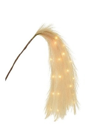 Trawa ozdobna 105cm beżowa 18 LED(485936) -50%