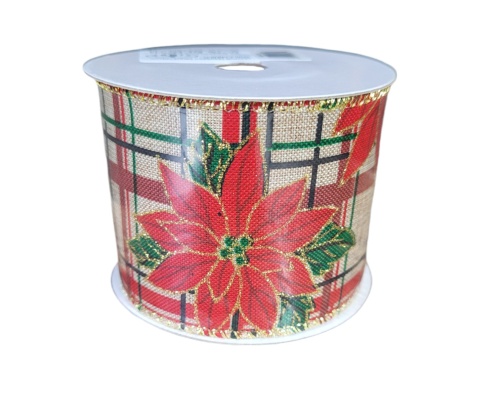 Wstążka na szpuli gwiazda betlejemska (MK0438) -20%