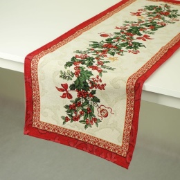 Bieżnik gobelinowy Eden 35x100cm Ostrokrzew (SW409)