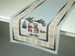 Bieżnik gobelinowy Eden 45x140cm Świąteczne miasteczko (SW247)