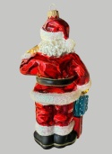 Bauble form: Santa with a ribbon Merry Christmas (70) SE