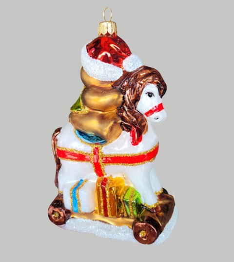 Bauble form: Teddy bear on a horse (79) SZ