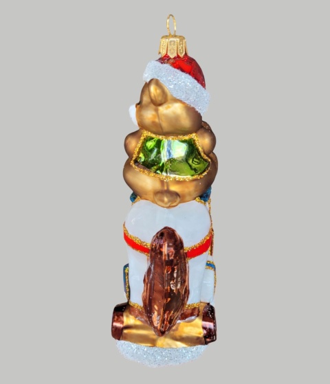Bauble form: Teddy bear on a horse (79) SZ