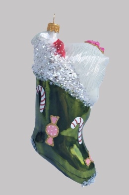 Bombka formowa: Piesek w skarpecie (274) SEW