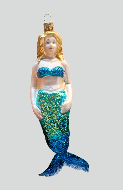 Bombka formowa: Syrenka niebieska (151)H