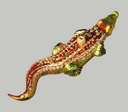 Bauble form: Crocodile with stones (152) H