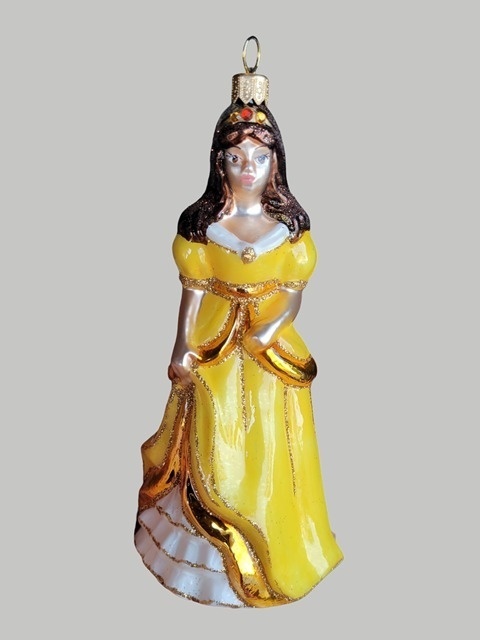 Bauble Mold: Princess Belle "Beauty and the Beast" Yellow Pastel (278) D