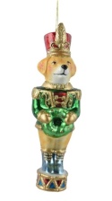 Glass bauble: Nutcracker dog (129725)