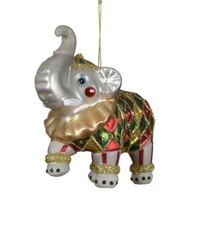 Glass bauble: Circus elephant (129662)