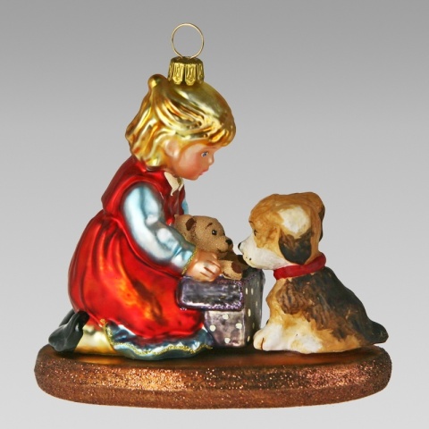 Bombka Komozja: Dziewczynka z pieskiem (4898K00)-20%