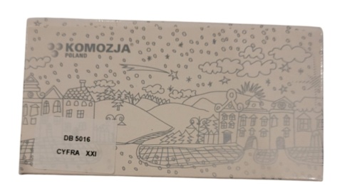 Bombka Komozja: Napis XXI pastelowy