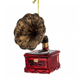 Glass bauble: Gramophone (174339)